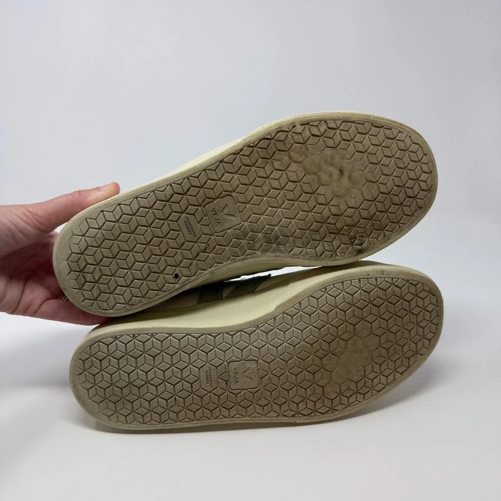 VEJA Campo White Sage Green Leather Suede Sneakers Womens US 10 EUR 41 Low Top - Picture 7 of 7